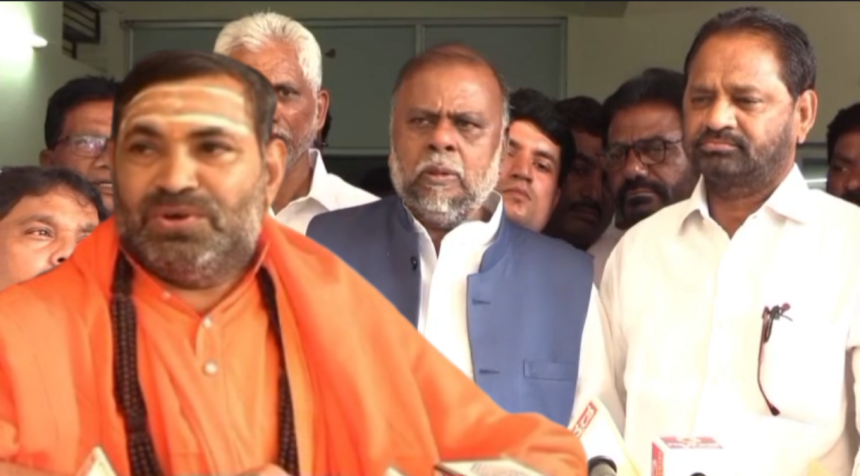 ಮಾಜಿ ಸಚಿವ ಹೆಚ್ ಆಂಜಿನೆಯ್ಯ ಹೇಳಿಕೆಗೆ ಟಾಂಗ್ ಕೊಟ್ಟ ಕಲ್ಯಾಣ ಸ್ವಾಮಿಜಿ : ಏನಂದ್ರು ಗೊತ್ತಾ..?