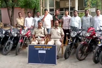 ಬೈಕ್, ಸರಗಳ್ಳರ ಬಂದನ : 31.87 ಗ್ರಾಂ ಬಗಾರ, 20 ಬೈಕ್ ವಶಕ್ಕೆ..