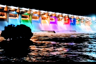 ತುಂಬಿದ ತುಂಗಭದ್ರಾ ಡ್ಯಾಮ್ ಬಣ್ಣ ಬಣ್ಣದ ಚಿತ್ತಾರ : ನೋಡಲು ಅಂದ..!