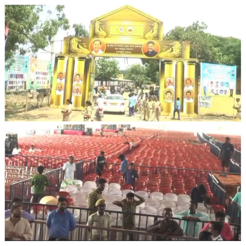 ಹಟ್ಟಿ ಪಟ್ಟಣಕ್ಕೆ ಸಿಎಂ ಆಗಮನ : 950 ಕೋಟಿ ಕಾಮಗಾರಿಗೆ ಅಡಿಗಲ್ಲು ಪೂಜೆ